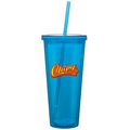 20 Oz. Aqua Blue Spirit Tumbler Cup